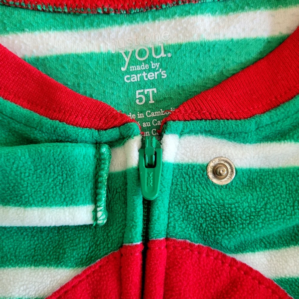 Carters Santa Bodysuit Kids Size 5T